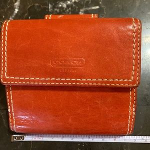 Coach Orange Wallet